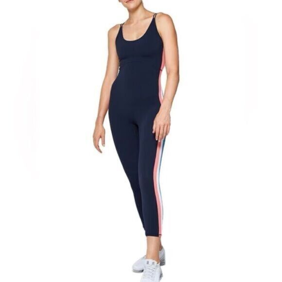 NWat FourLaps Women’s Elevate Deep Red Workout Jumpsuit One Piece Gym Wear - XL - Picture 1 of 14